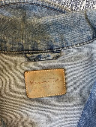 Cazadora tejana azul talla S