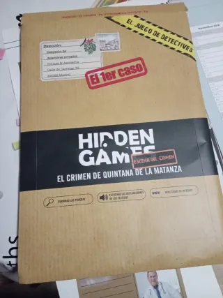 Gioco da tavolo Hidden Games: Il Crimine di Quintana