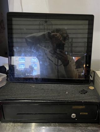 TPV con cajón e impresora