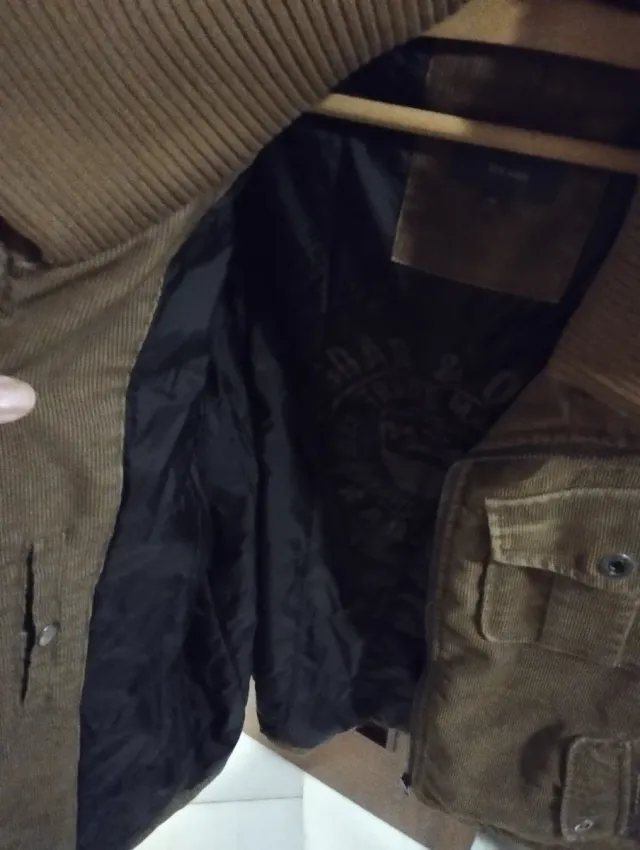 Chaqueta de pana para hombre