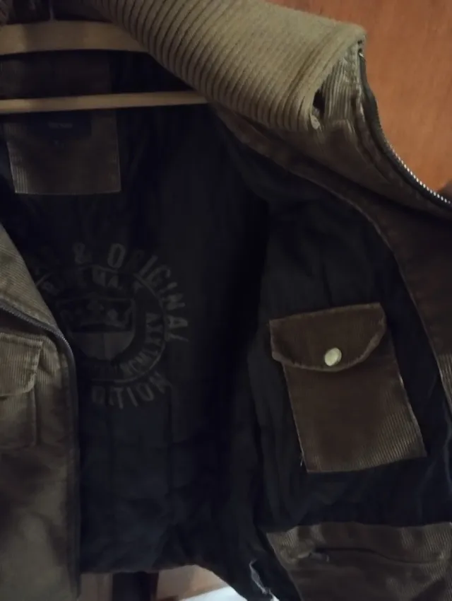 Chaqueta de pana para hombre