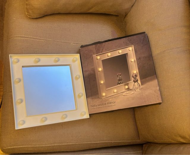 Espejo de tocador con luces LED