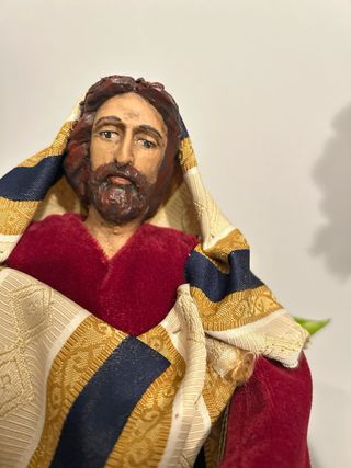 Belén antiguo de 40 cm aproximadamente. Es un Bel