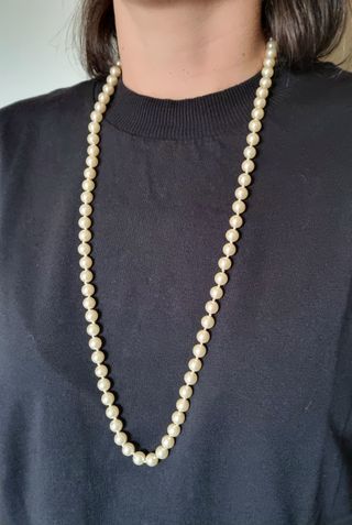 Collar de perlas clásico