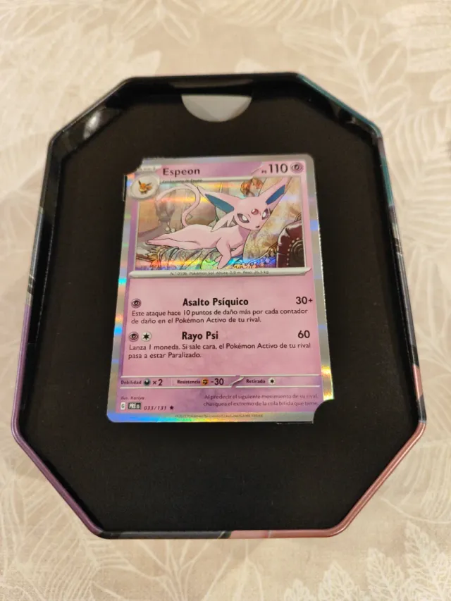 Lata Pokémon Espeon Sellada