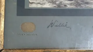 Cornice Antica Ritratto Gaetano Dato 1907-1908