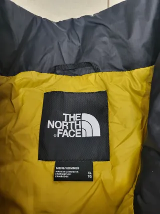 The North Face Chaquetón Negro y Amarillo