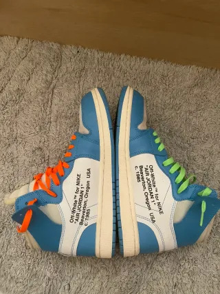 Nike Jordan 1 x Off White Azul