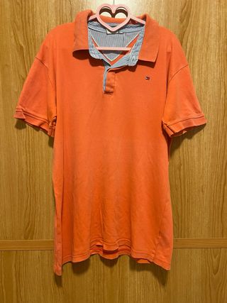 Camisa Polo Tommy Hilfiger Coral Rayas