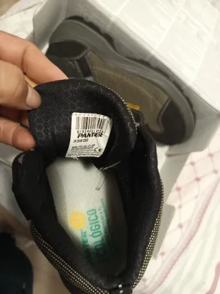 Zapatos de seguridad ESD negros y grises