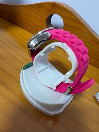 Reloj Nowley niña rosa y plateado