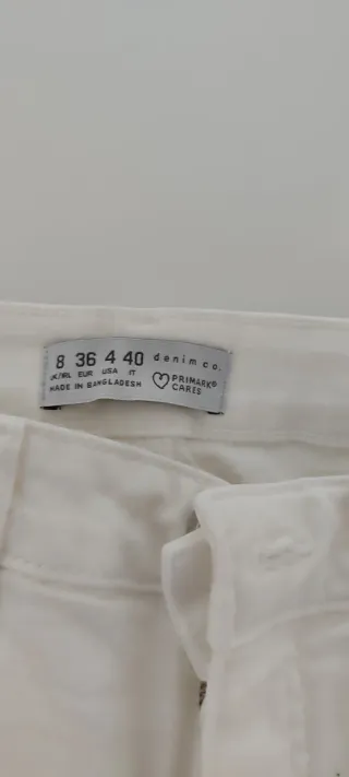 Pantalón mujer blanco