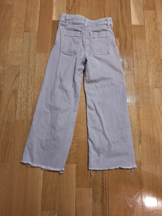 Vaqueros Zara anchos morados