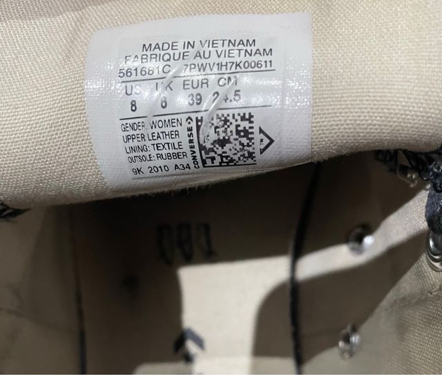 Converse All Star Mujer Negro/Blanco