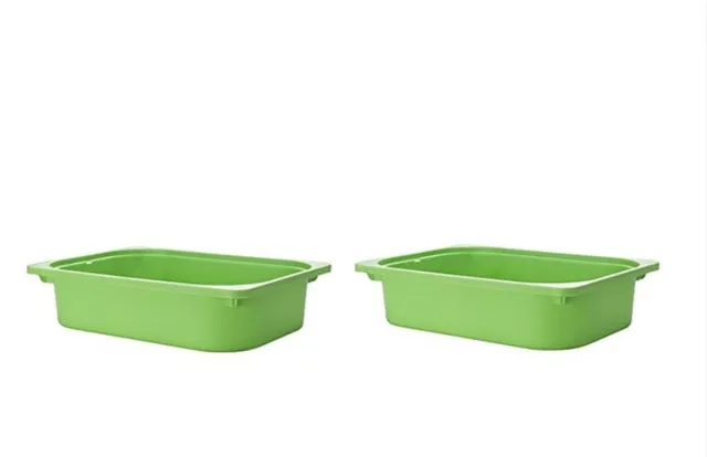 4 Cubos Bandeja Verde Trofast 1€ por unidad