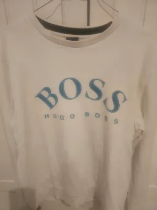 Sudadera BOSS blanca talla S