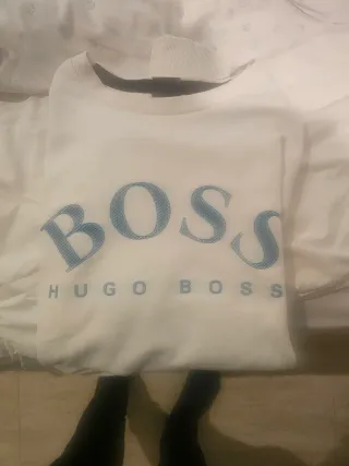 Sudadera BOSS blanca talla S