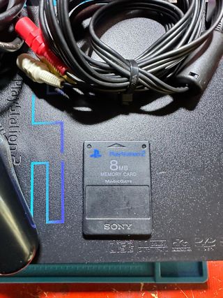 PS2 fat PlayStation 2 Negra