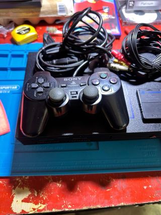 PS2 fat PlayStation 2 Negra