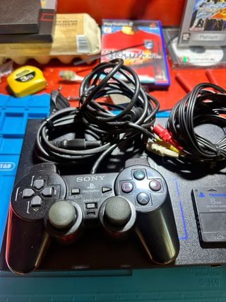 PS2 fat PlayStation 2 Negra