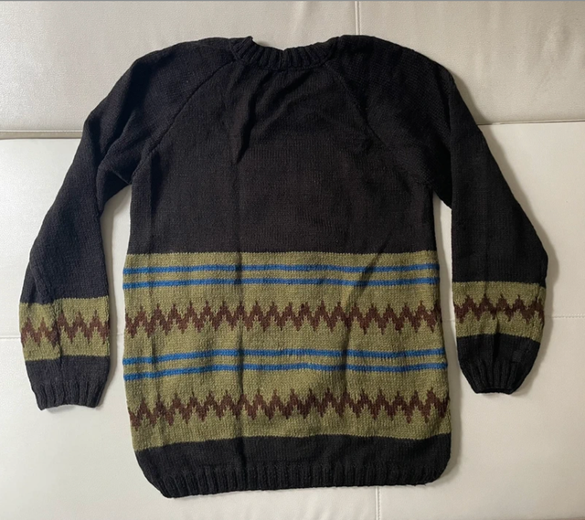 Jersey lana tejido a mano