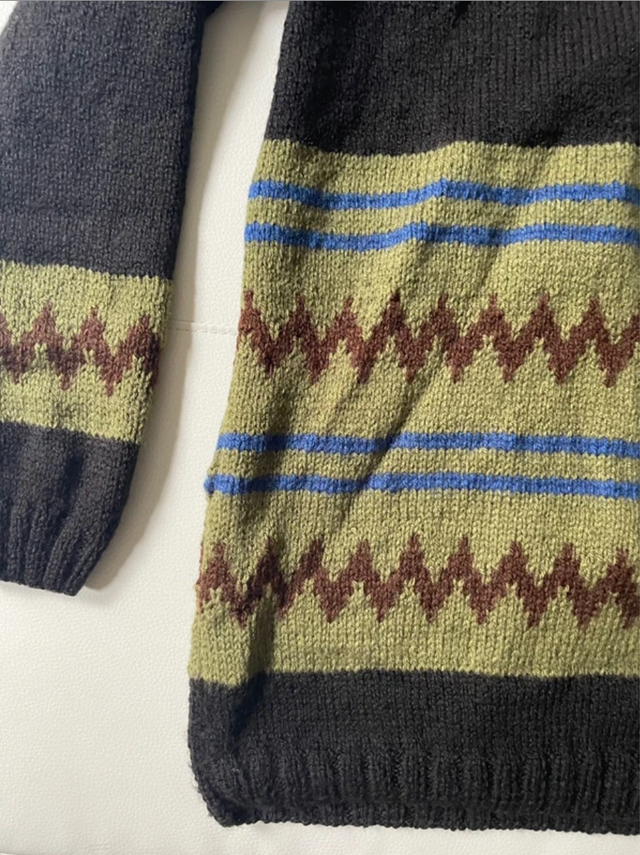 Jersey lana tejido a mano