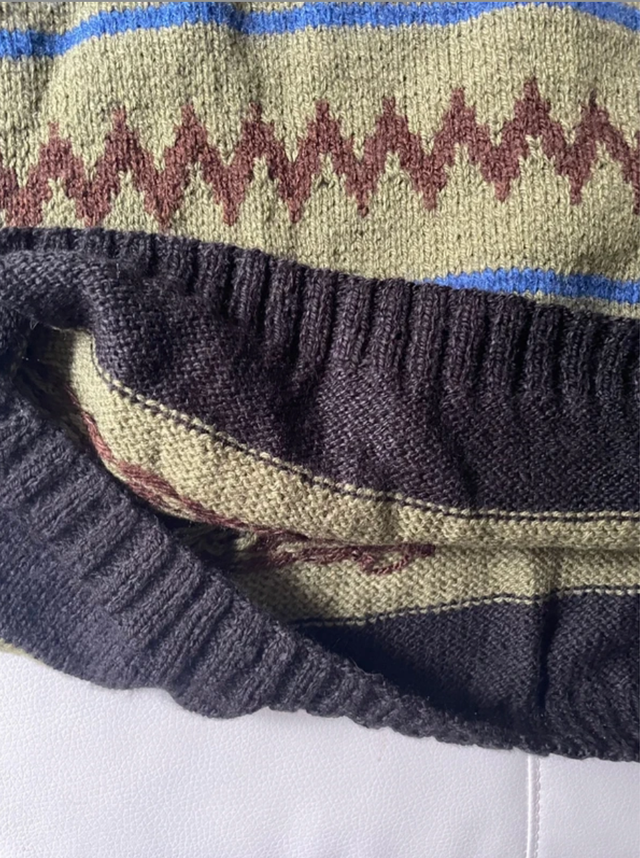 Jersey lana tejido a mano