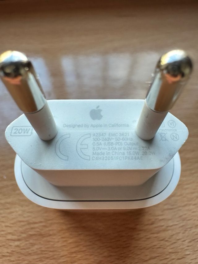 Cargador Apple Lightning 1m 20W