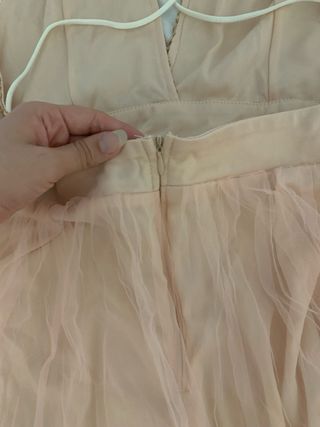 Vestido fiesta rosa lentejuelas