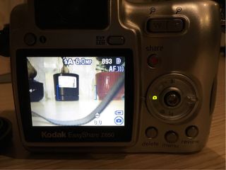 Cámara Kodak Easyshare Z650 Plata