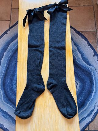 Parigine grigio antracite con fiocco