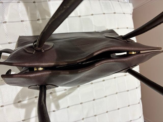 Bolso de piel Farrutx marrón Sin estrenar.