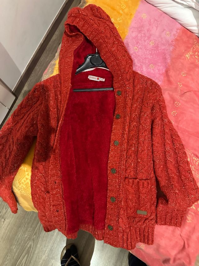 Chaqueta Boboli Roja Talla 10 Años