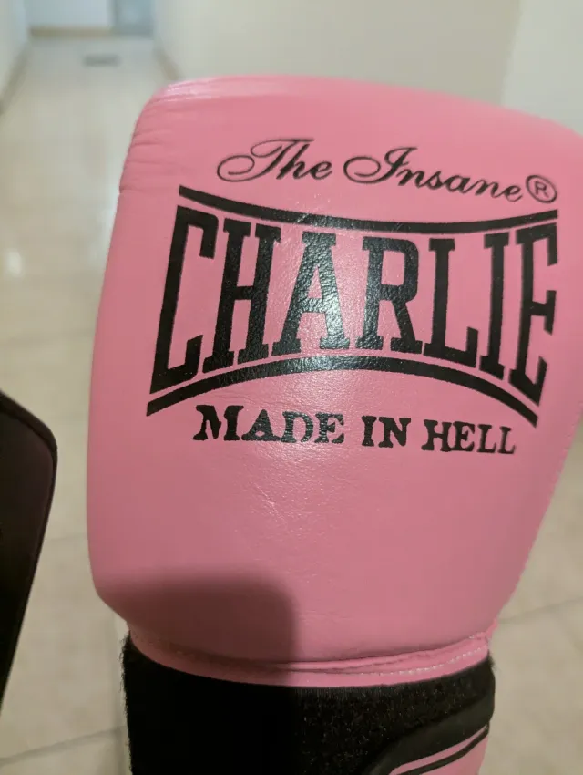 Guantes Charlie Rosa 10 oz