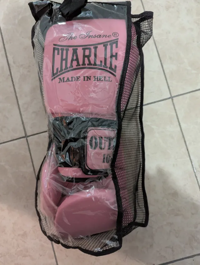 Guantes Charlie Rosa 10 oz