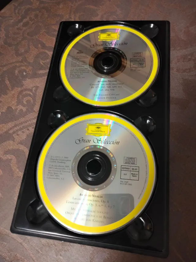 2 CDs Antonio Vivaldi - Gran Selección