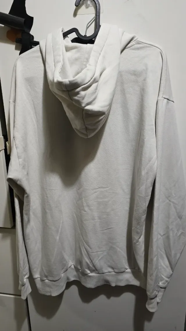 Sudadera con capucha Kaotiko Blanca Talla L Unisex