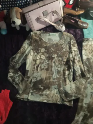 Traje lana falda señora talla 46