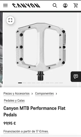 Pedali da piattaforma Canyon per MTB