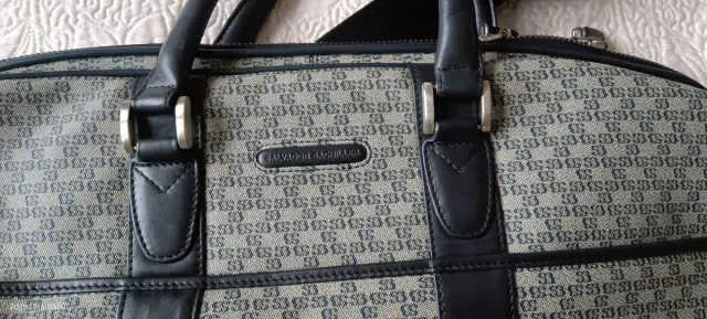 Portatrajes Salvador Bachiller gris y azul marino