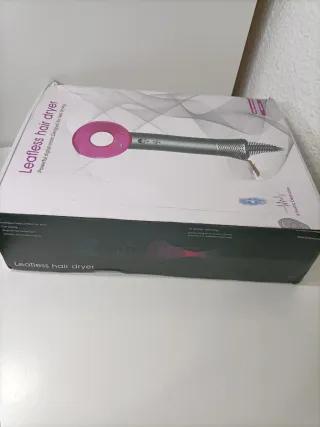 Secador de pelo sin aspas, con enchufe americano.