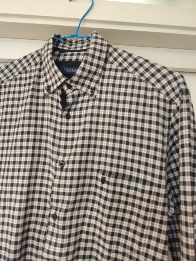 Camisa hombre cuadros M