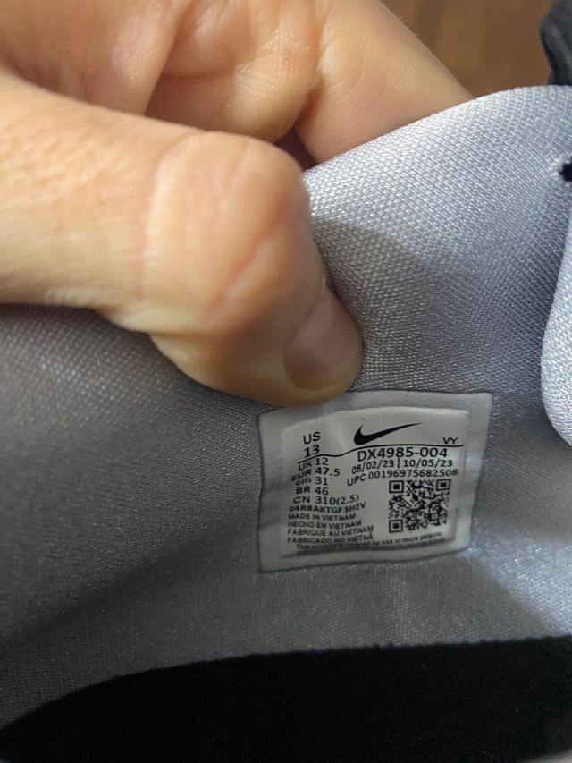 Nike Zoom Freak 5 Negro Rojo