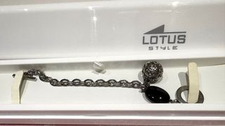 Pulsera Lotus Style Plata y Negro