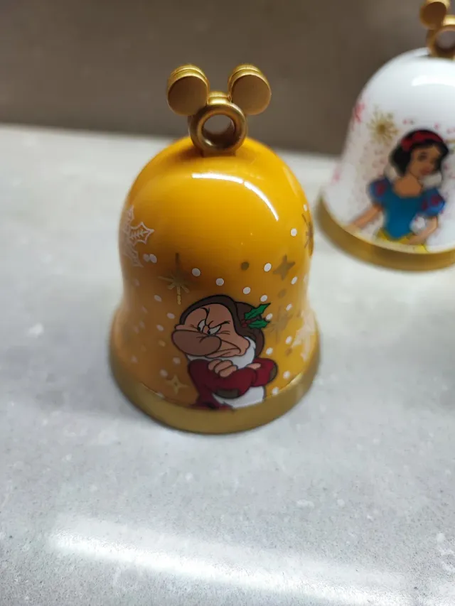 Campanelle Disney: Grumpy, Biancaneve, Ariel