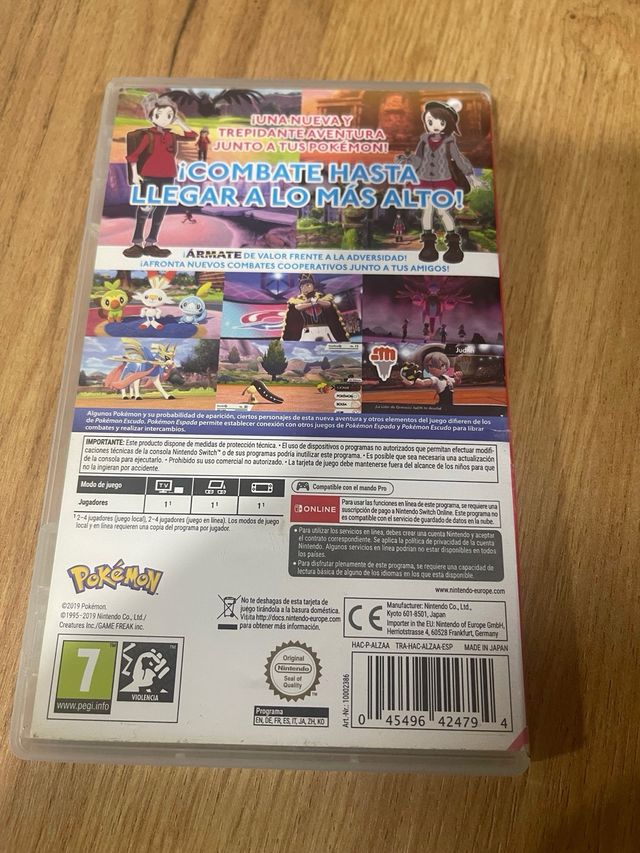 Pokémon Espada Nintendo Switch