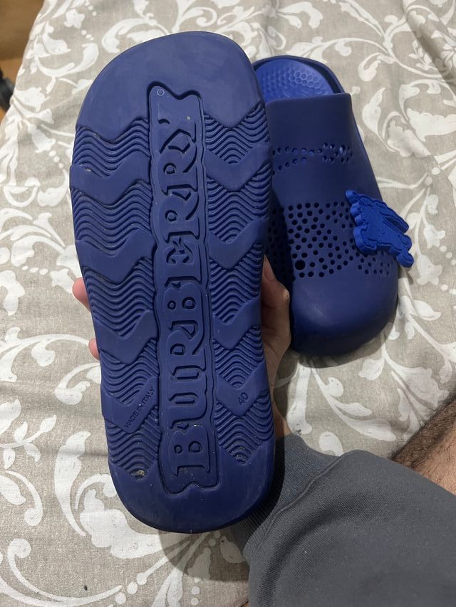 Sandalias Burberry Stingray Azul