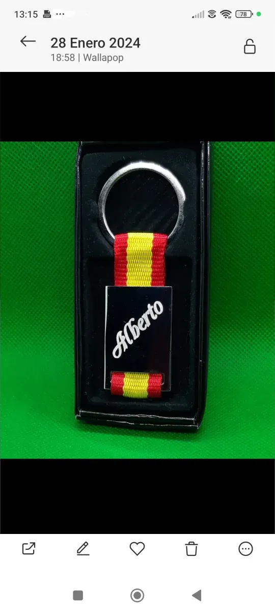 Llavero y pulsera Ejército del Aire