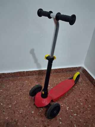 Patinete 3 Ruedas Decathlon Rojo