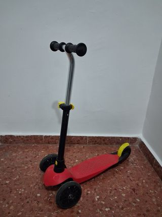 Patinete 3 Ruedas Decathlon Rojo